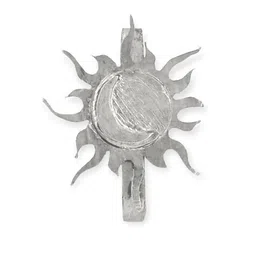 Goldnera 925 Sterling Silver Moon Designed Nosepin image 3