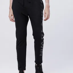 highlander Men Solid Black Track Pants-picture-21