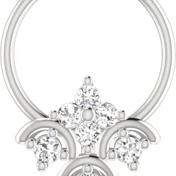 avsar Suchira 18kt Diamond White Gold Nose Wire-picture-13