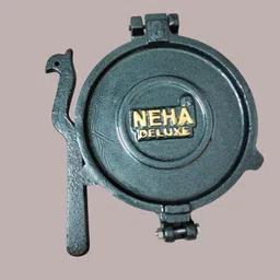 forsqare Roti Maker Machine with Handle Cast Iron Press Heavy Model Stainless Steel 8.5'' Roti and Khakra Maker-picture-22
