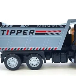 kidz n toys Construction Tipper Truck Toy, Pull Back Action Vehicle Toy For Kids image 2