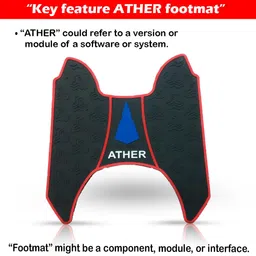 weyride Scooter Scooty Mat Two Wheeler Floor Foot Mat for Ather 450x Way_a7 Ather Two Wheeler Mat image 4