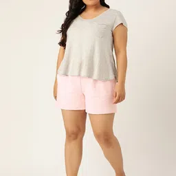 rute Solid Women Pink Regular Shorts image 4