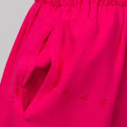 vizcon hub Women Loose Fit Pink Viscose Rayon Trousers image 5