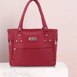 khatushyam collection Women Maroon Hand-held Bag-picture-20