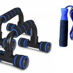 fitnesstricks Gym combo of Push up stand & Jumping rope Fitness Accessory Kit Kit-picture-23