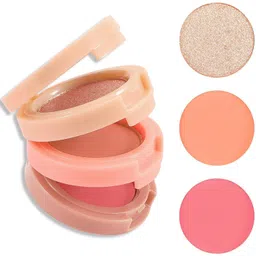do do girl 3-in-1 Matte Blush and Highlighter Palette. image 1