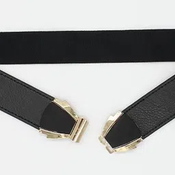 killfe Women Casual Black Fabric Belt image 3