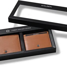 halden Men Formal, Casual Tan Genuine Leather RFIDWallet image 2