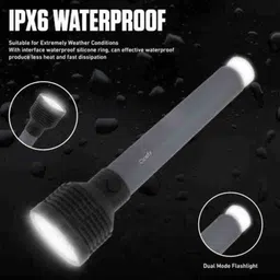 zeno volt Long Range Led 2 in 1 Long Distance Torch Up to 1 Km high power & Back Light Torch image 3