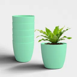 yuccabe italia SHERA Stella Flower Pots for Home Décor | 8 Inch Planter for Indoor & Outdoor Plant Container Set-picture-19