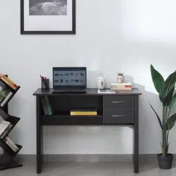 mintwud from pepperfry Yuko Writing Table in Wenge Finish-picture-3