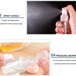 revatakg Travel Bottle for Toiletries Plastic for Cream Shampoo Hand Wash Lotion 60 ml Water Bottle image 3