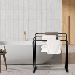 metalsmith VR-24-0136 Black Towel Holder image 2