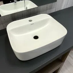 WARRIX LUXURIOUS CERAMIC WASH BASIN | TABLE TOP | DESIGN WASH BASIN | 55 OSAKA-004 Pedestal Basin image 1