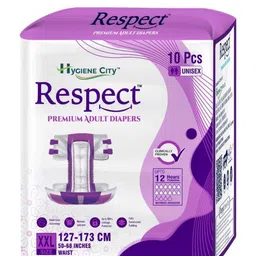 respect Premium Adult Tape Diaper - Double Extra Large (10 Pieces) - XXL image 1