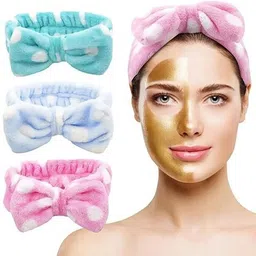 diversa Microfiber Fabric Hair Head Band for Hair Makeup, Spa & Face Wash, Pack of 3 Makeup Headband-picture-10