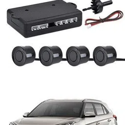 autofetch Universal 4 Black Reverse Parking Sensor-AF25A394 Universal 4 Black Reverse Parking Sensor-AF25A394 Parking Sensor image 1