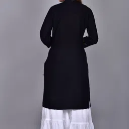 subh laxmi Women Pure Cotton Kurta Palazzo Set image 2