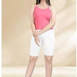 omtextiles Pack of 3 Solid Women Multicolor Cycling Shorts image 3