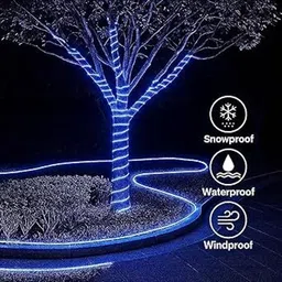maginato 60 LEDs 5 m Blue Steady Strip Rice Lights image 5