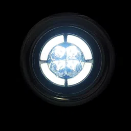 apsmotiv 8 LED Front Fog Lamp with Chroma Ring Assembly Suitable for M&M Bolero Car Dash Indicator Lamp image 5