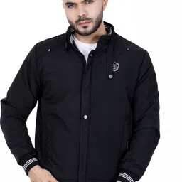 dollar Men Solid Bomber Jacket-picture-25