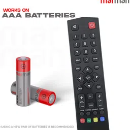 Marman Compatible with TCL Smart TV Remote Control Original Suitable for LED LCD TV Non Voice Command - Match With Existing Remote Keys For Better Performance TCL TV Remote Controller image 5