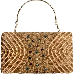 hunar Party Gold Clutch image 2