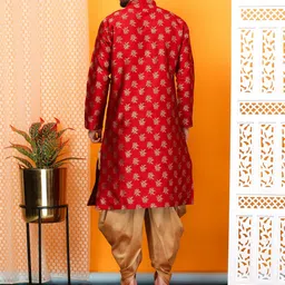 over crowd Men Jacquard Kurta Salwar Set image 2