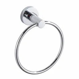 plantora 01 round Silver Towel Holder image 4