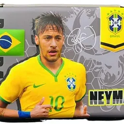 vadhavan Neymar Pencil Case Stationary Organizer for Kids // Pencil Pouches for Boys Students Art EVA Pencil Box image 1