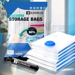 blend buzz Jumbo XL Vacuum 132 Seal Bags Moisture Proof Storage Clothes Travel Storage Vacuum Bags-picture-38