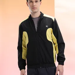 hrx by hrithik roshan Men Colorblock Bomber Jacket image 3