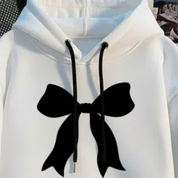 gatiman Women Full Sleeve Graphic Print Hooded Sweatshirt image 2