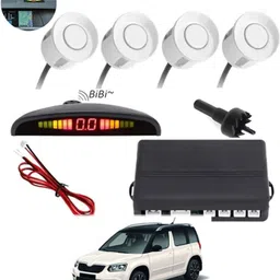 aarsh stores NW_Universal 4 White Reverse Parking Sensor-AF25N569 NW_Universal 4 White Reverse Parking Sensor-AF25N569 Parking Sensor image 1