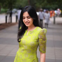 bindudi Women Printed Organza A-line Kurta-picture-36