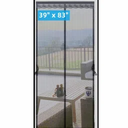 wens Magic Mesh Magnetic Mosquito Screen Door Net Curtain with Magnets- Assorted image 2