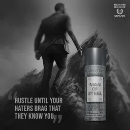 Combo of Man Of Steel Drill Long lasting Deodorant Spray-For Men image 5