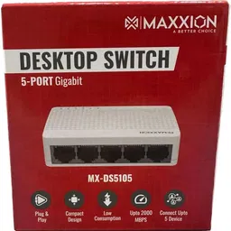 MAXXION MX-DS5105 5 Ports 1000 Mbps Unmanaged Network Switch-picture-25