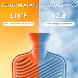 cloudtab Hot Water Bag with Soft Plush Cover for Cramps, Back Pain & Body Warmth Plaster & Patch image 3