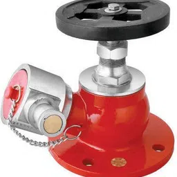 dafireservice SINGLE Way Landing Valve Gun Metal (SS) (Fire Hydrant) 63 Mm Dia, ISI marked Fire Extinguisher Mount image 2