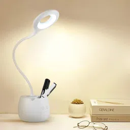 gesto Rechargeable Table Lamp , 3 Level Brightness With Pen And Mobile Holder Study Lamp-picture-20