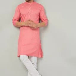 armaan ethnic Men Pure Cotton Kurta Pyjama Set image 5