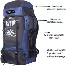 amicoleben SD_06_BL_TOPI_10 Rucksack - 65 L image 3