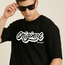 yumraaj Men Typography Round Neck Pure Cotton Multicolor T-Shirt image 4