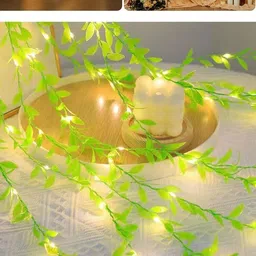 syspro 180 LEDs 3 m White Flickering Leaf Rice Lights image 4