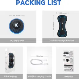 bhrat Wireless Neck Massager Portable Rechargeble Full Body Wireless Neck Massager image 5