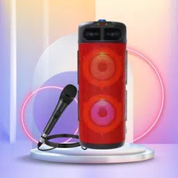 FRONY Bluetooth Party Speaker Support BT/USB/SD Card With 3mtr Long Wire For Mic B330 40 W Bluetooth Party Speaker-picture-14