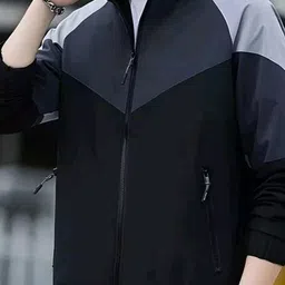 EYEANDTRY Colorblock Men Wind Cheater image 2